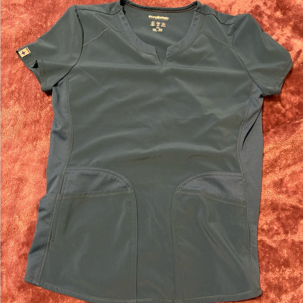 Scrubstar Teal Fitted Short Sleeve Tee